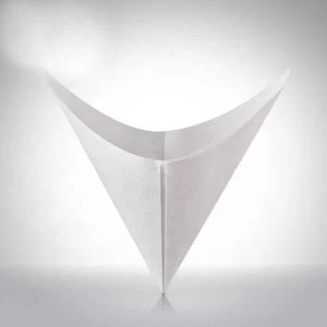 Kvadratisk utskiftbart naturlig, ubleket kaffefilterpapir