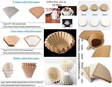 V01 kaffefilterpapir 1-2kopp ubleket
